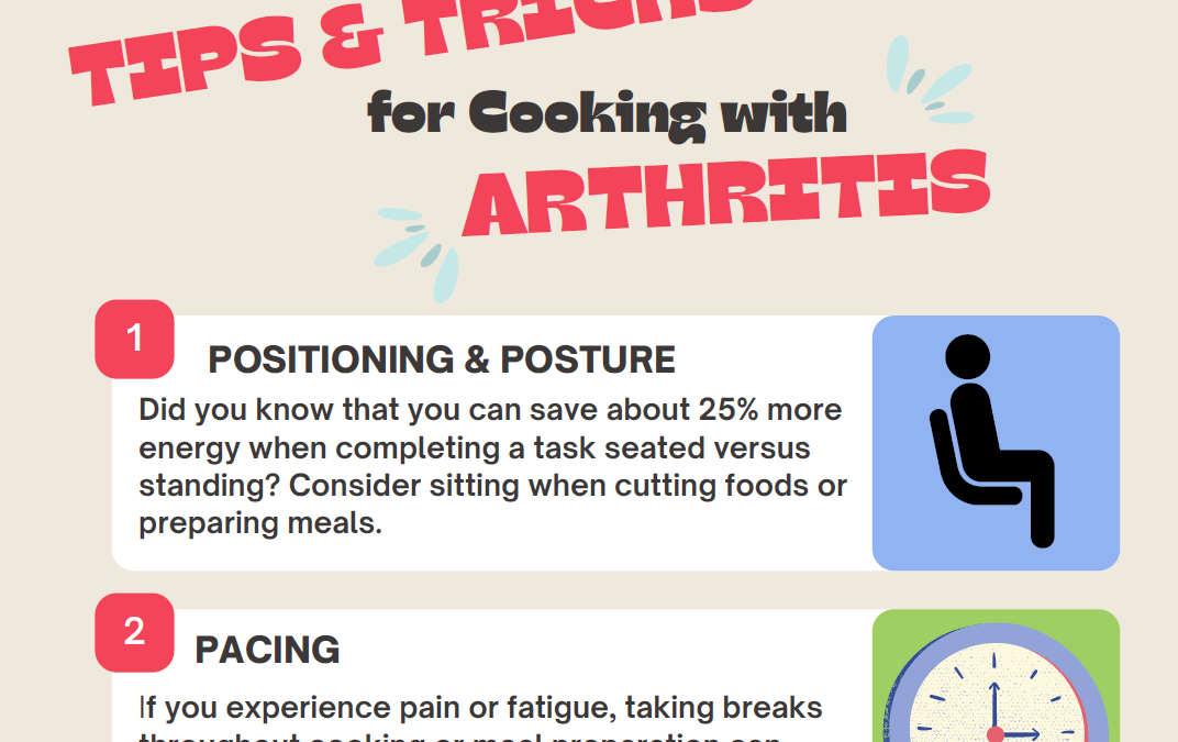 Tips on How to Manage Daily Cooking Tasks and Live Well with Arthritis